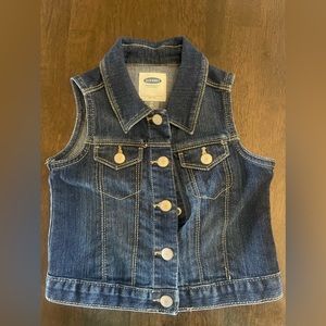 Old Navy Toddler Jean Vest - 3T